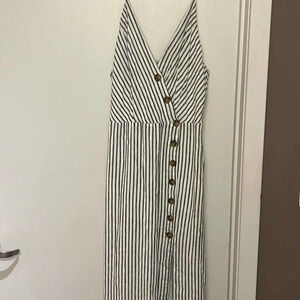Striped Maxi Dress Urban Outfitters Large